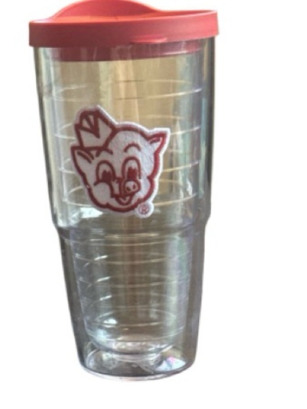 Terri's Double-Wall Tumbler with piggly wiggly logo